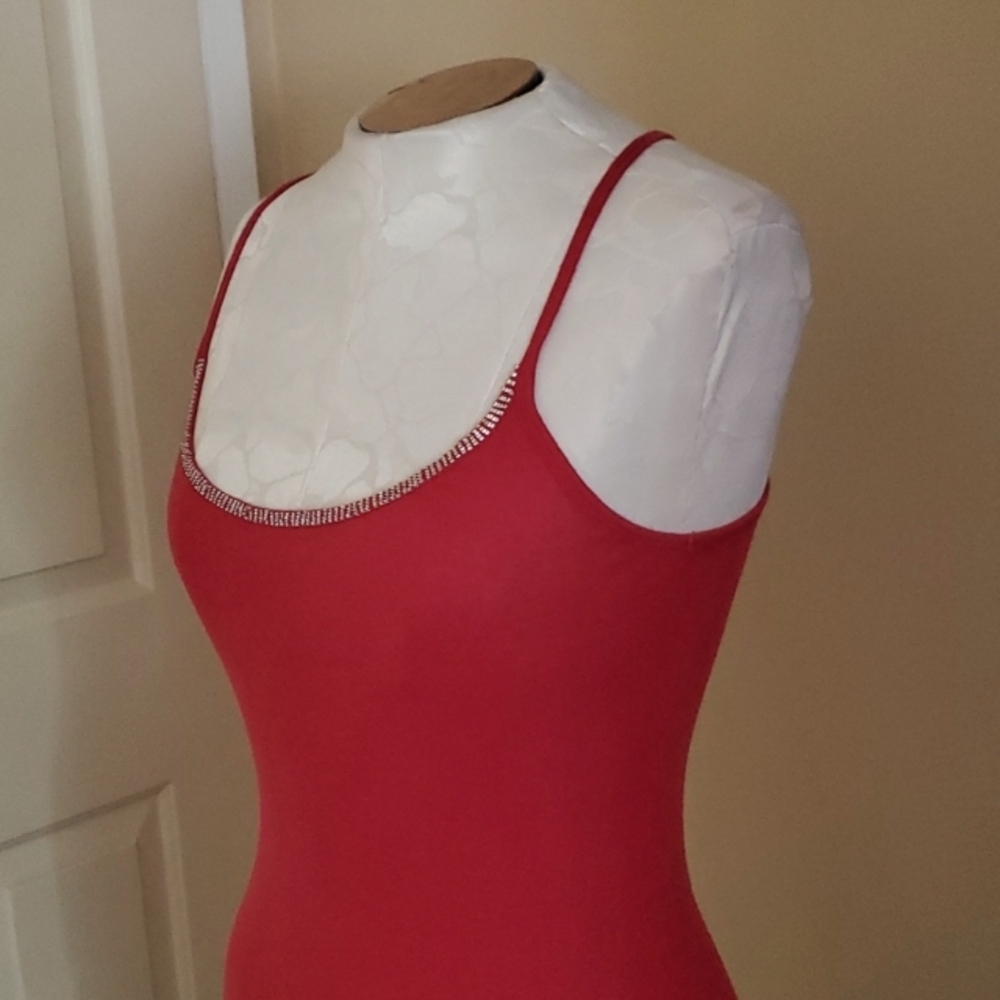 Express Racerback Red Tank Top Size Medium - Picture 4 of 8